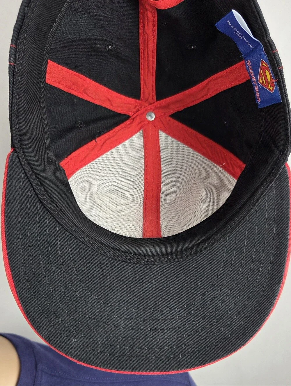 Superman DC Comics Snapback Hat Red White Blue Cap Adjustable Cotton Superheroes